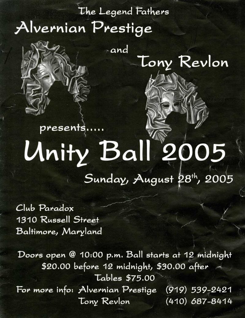 Archival Baltimore Ballroom flyer from the Peabody Ballroom Experience gallery